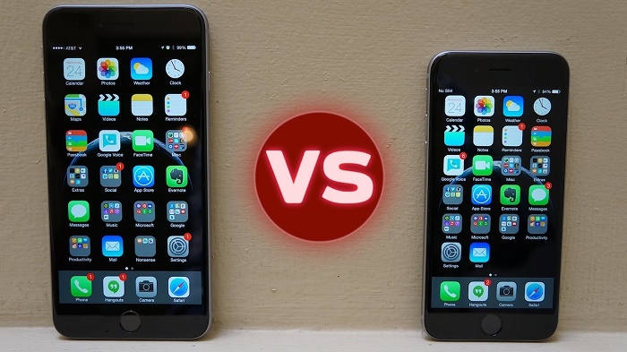 Apple iPhone 6 vs 6 Plus