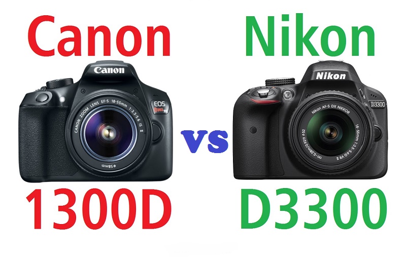 Nikon D3300 vs Canon 1300D
