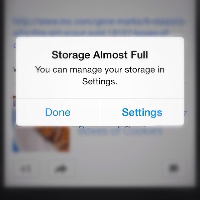 iphone clean storage