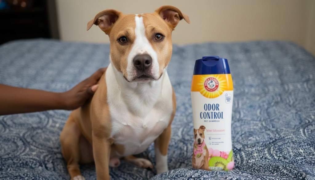 dog's skin improving from allergies after using hypoallergenic product