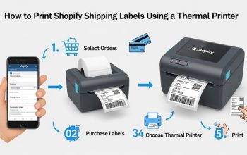 Shopify dashboard showing shipping label creation screen