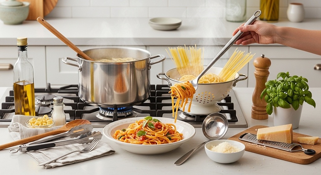 How to Use the Right Tools for Cooking and Serving Pasta