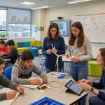 Seattle students participating in outdoor classroom activities