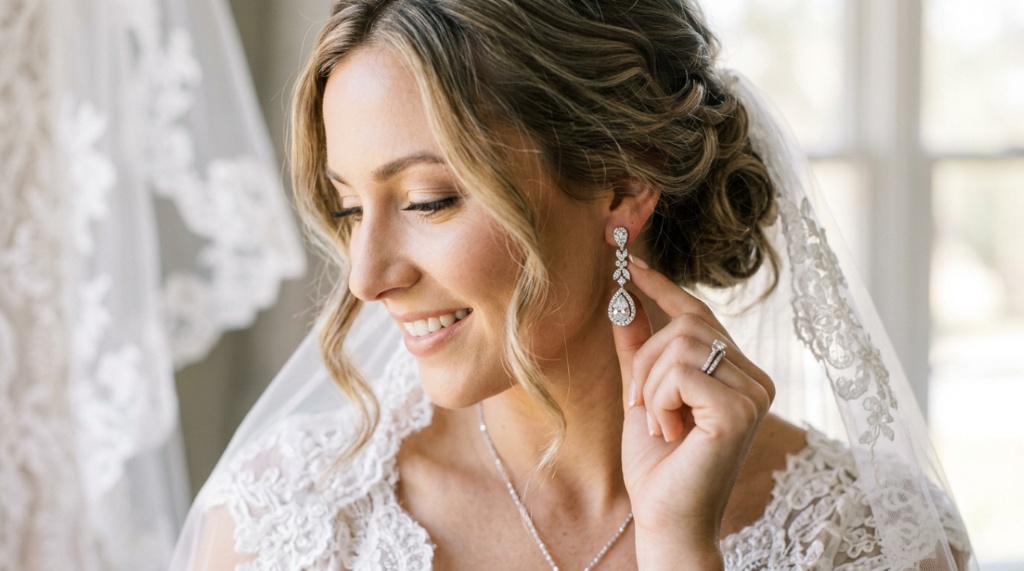 How to Pick Premium Looking Earrings for Your Wedding Day